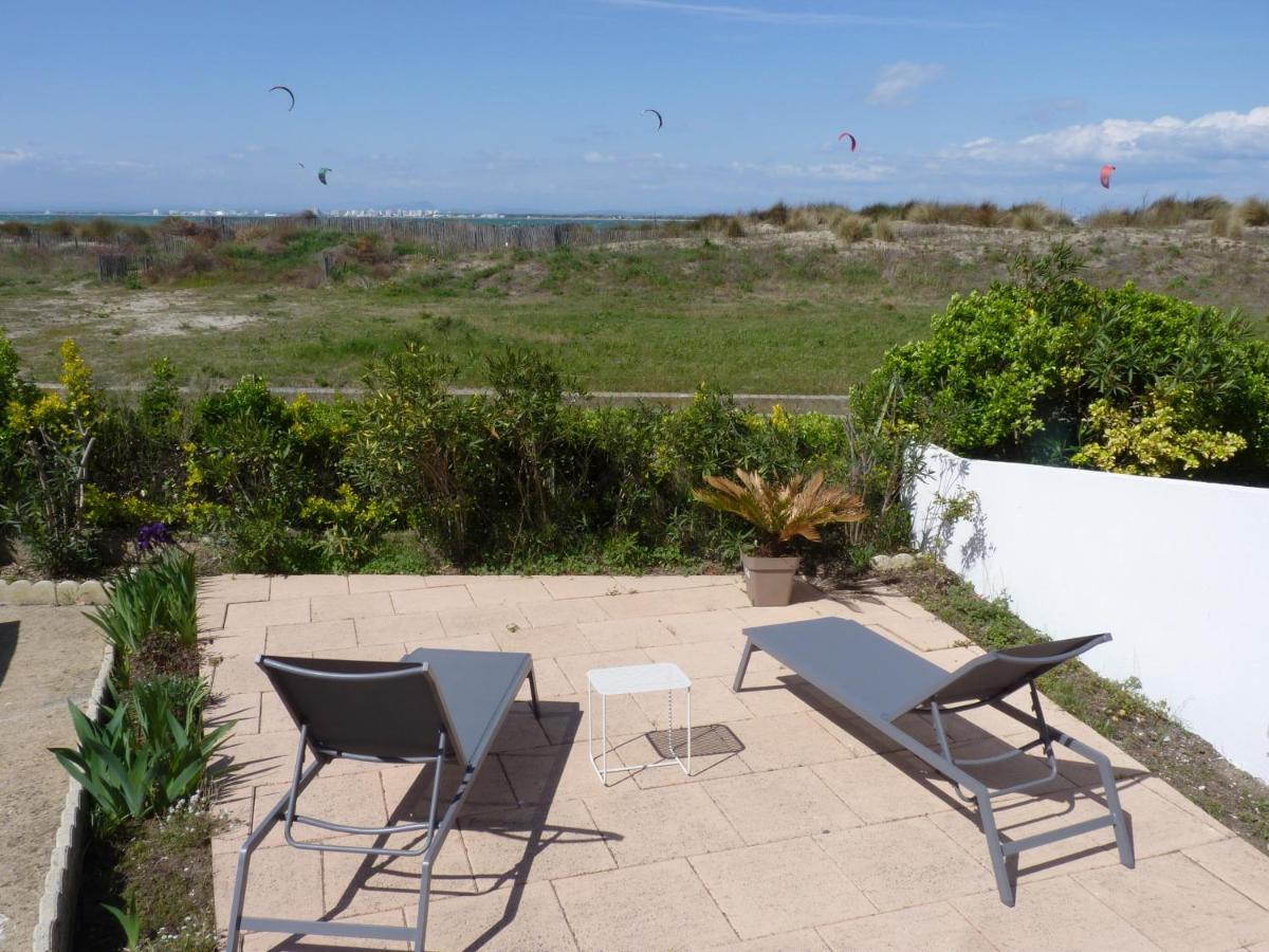 Sol-Y-Days Flamant, Superbe Appartement En Rez De Jardin Avec Grande Terrasse Et Jardinet, Face A La Mer Le Grau-du-Roi Exterior foto